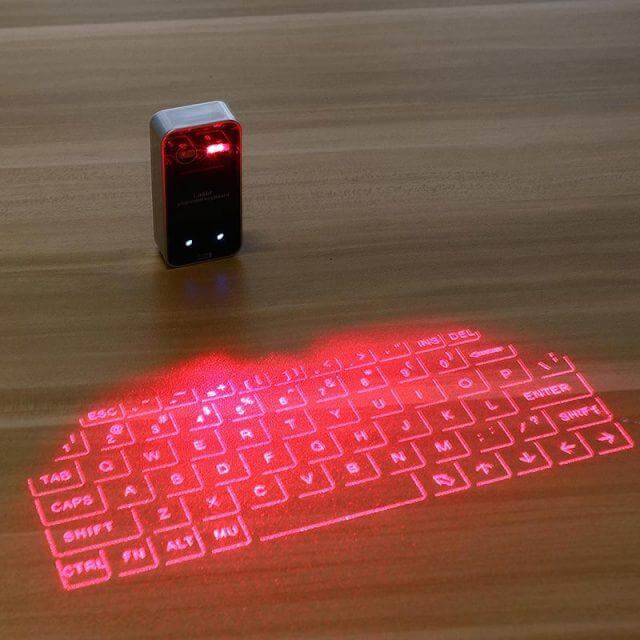 Laser Projected Wireless Keyboard