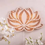 Lotus Flower Wall Art LED Lamp