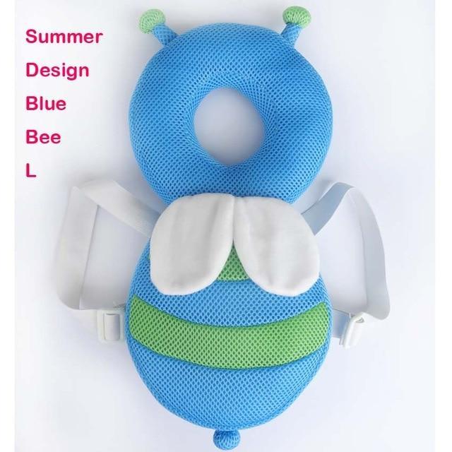 Bee Baby Head Protector baby head protector Trendy Household Blue Bee L Summer 