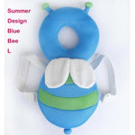 Bee Baby Head Protector baby head protector Trendy Household Blue Bee L Summer 