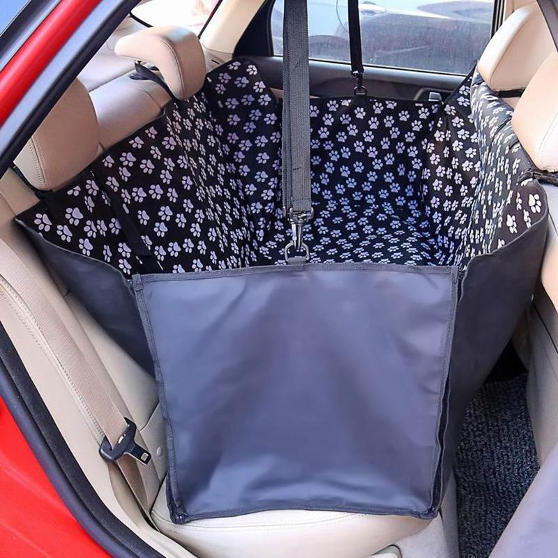 Luxury Waterproof Dog Car Seat Cover Hammock with Zipper And Side Flaps