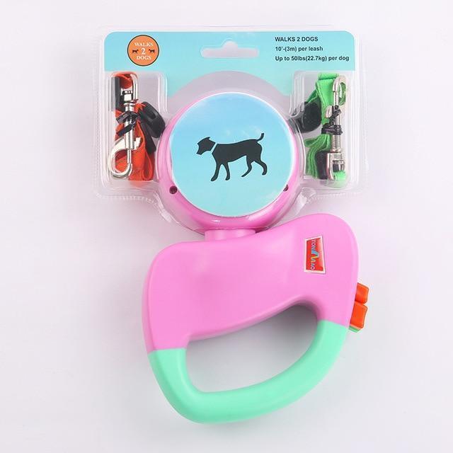 Dog Dual Retractable Leash