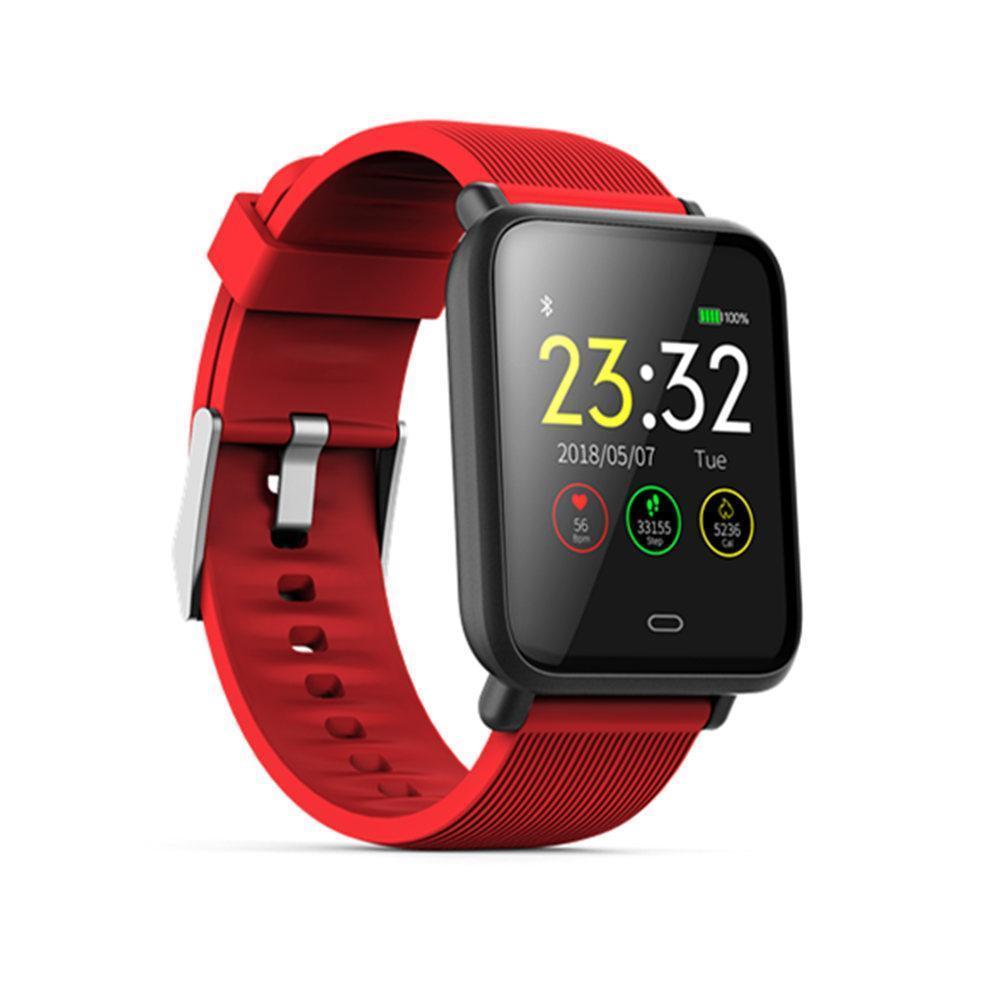 Blood Pressure Smart Sports Watch Watch Trendy Household Red Without Box 