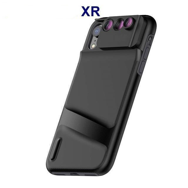 6 in 1 Camera Lens Phone Case for iPhone XR, XS, and XS Max