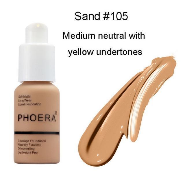 Liquid Face Makeup Foundation makeup foundation Trendy Household Sand 105 