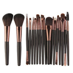 Diva's Makeup Brushes Tool Kit Makeup Brushes Trendy Household Black Gold 