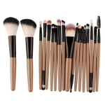 Diva's Makeup Brushes Tool Kit Makeup Brushes Trendy Household Beige Black 