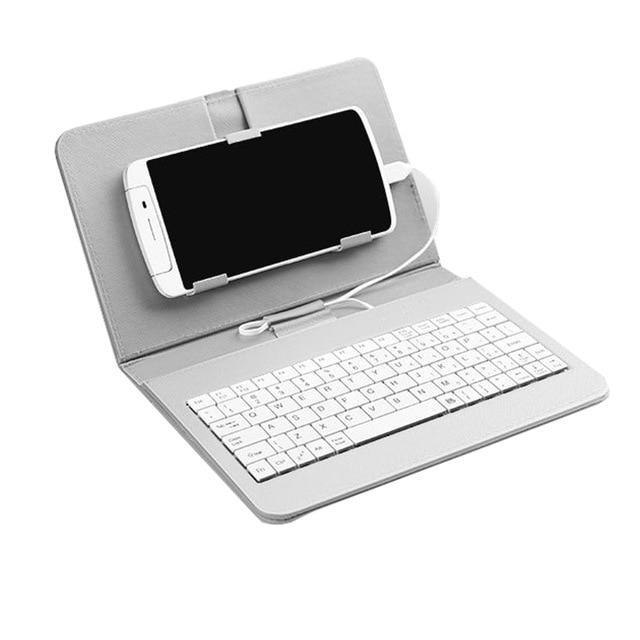 Bluetooth keyboard For Phone - Portable Wireless Phone Keyboard keyboard Trendy Household white 