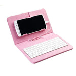 Bluetooth keyboard For Phone - Portable Wireless Phone Keyboard keyboard Trendy Household Pink 