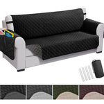 Waterproof Couch Covers sofa cover Trendy Household Black Chair (58x193cm) 