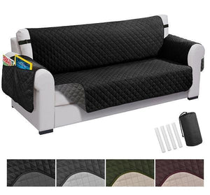 Waterproof Couch Covers sofa cover Trendy Household Black Chair (58x193cm) 