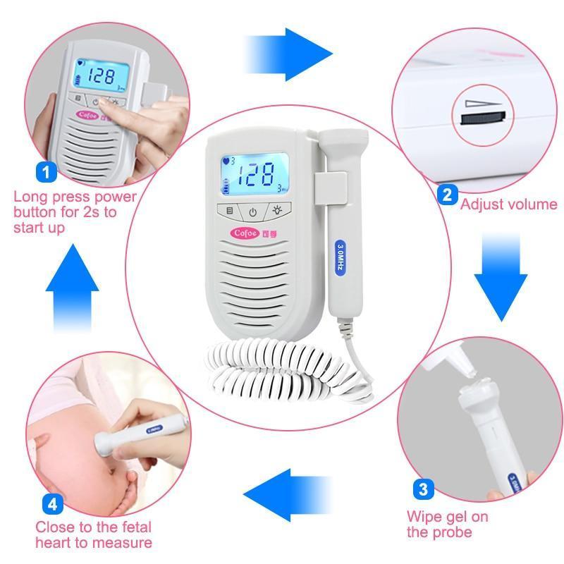 Baby Heartbeat Monitor heart beat monitor Trendy Household 