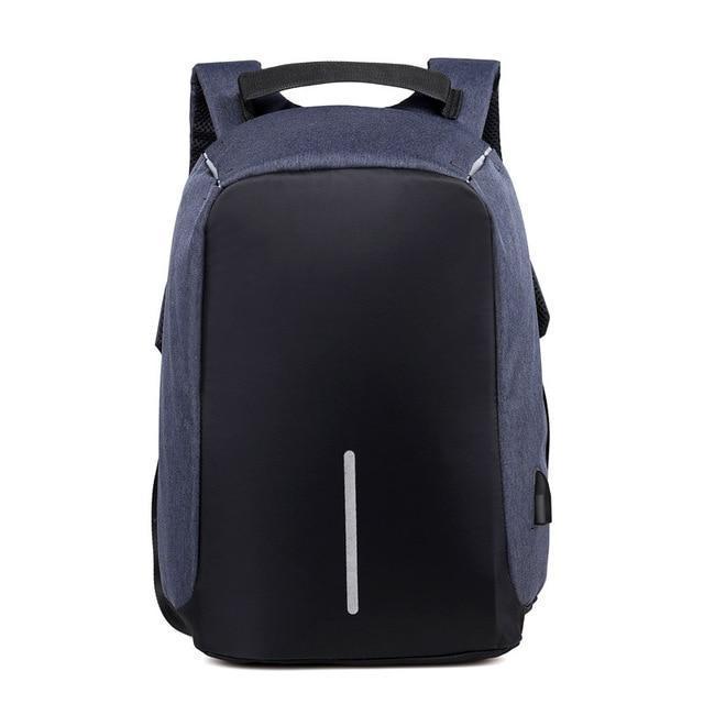 Anti-Theft Travel Backpack Backpack Trendy Household blue 