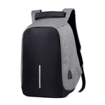 Anti-Theft Travel Backpack Backpack Trendy Household grey 
