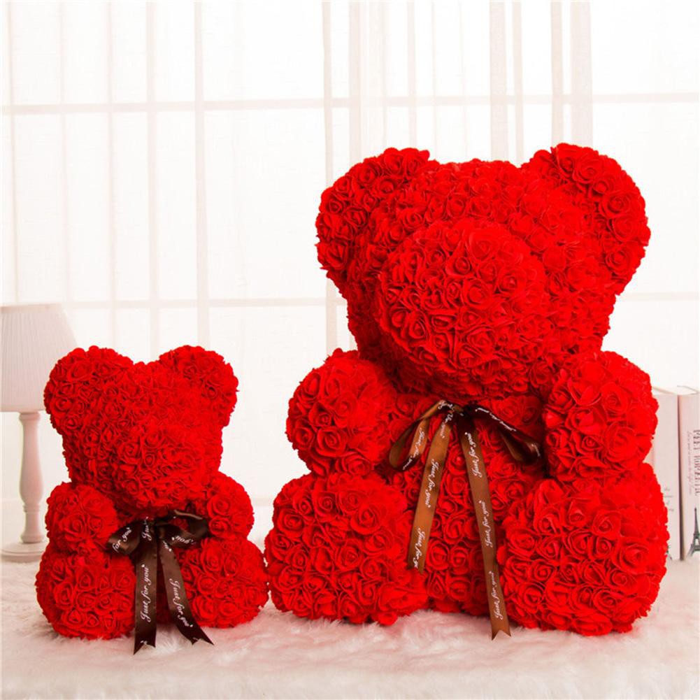 Elegant Rose Teddy Bear