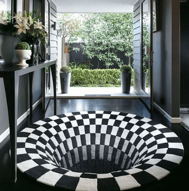 Optical Illusion Rug - A 3D Carpet