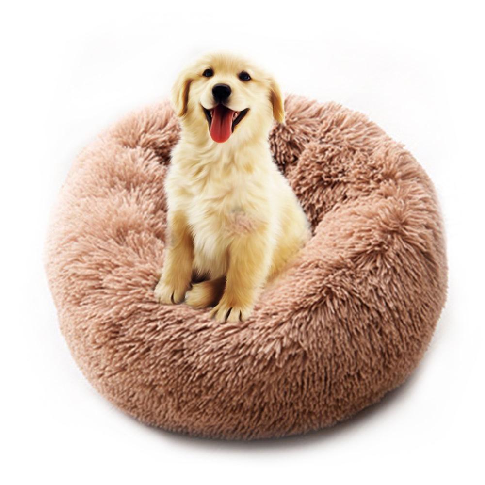 Comfy Faux Fur Pet Bed DOG BED Trendy Household 