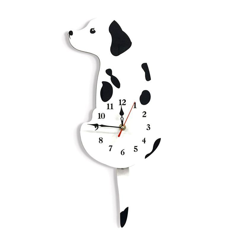 Dog Swing Tail Pendulum Wall Clock