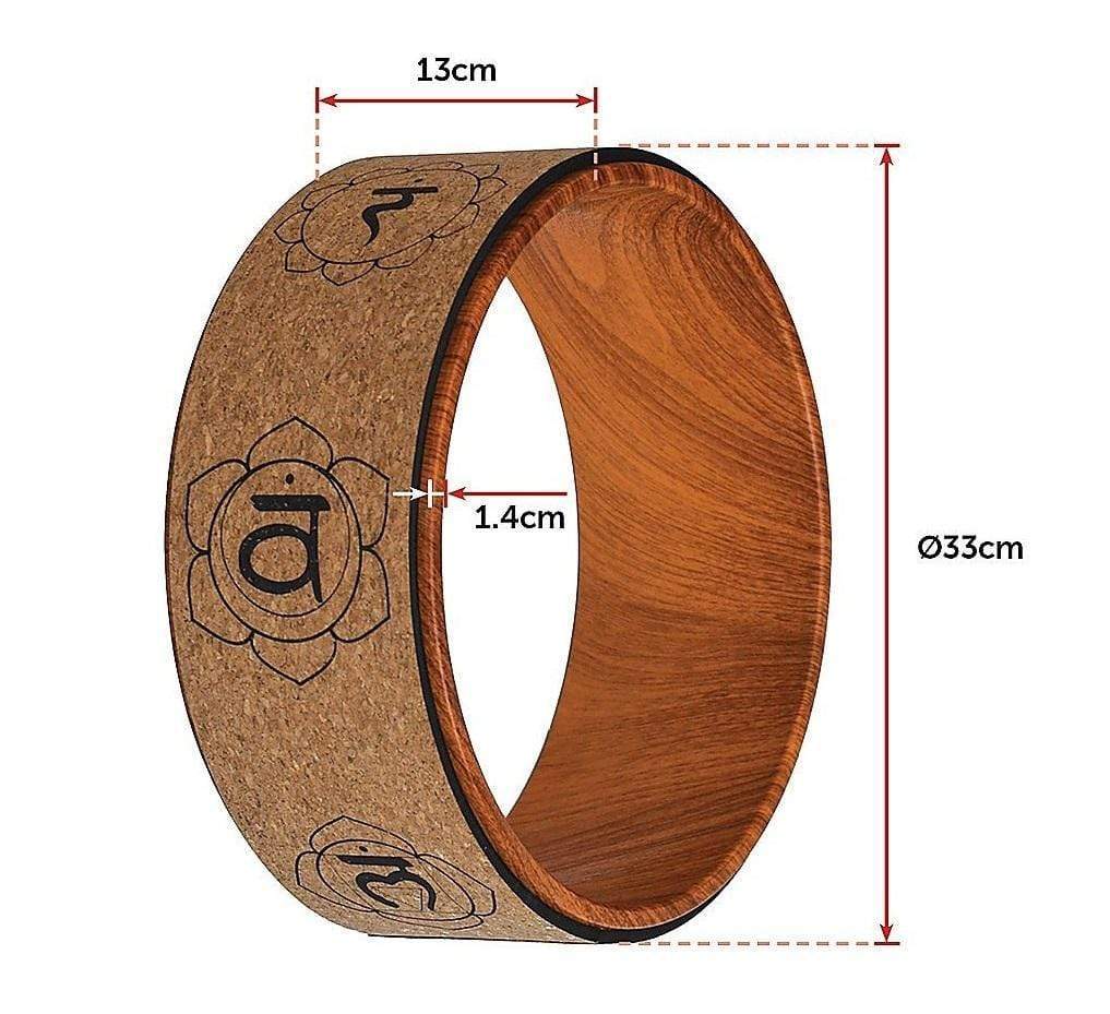 Cork Yoga Wheel